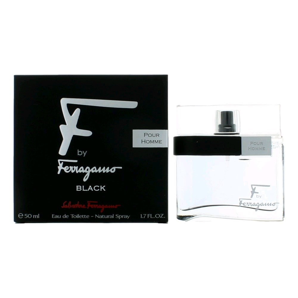 Photo of F Black by Salvatore Ferragamo, 1.7 oz EDT Spray for Men